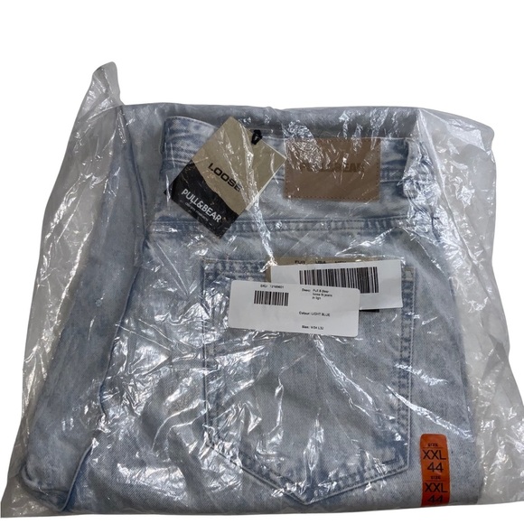 Pull & Bear Men’s 🔥Loose-Fit🔥 Light Wash Jeans - SZ 34/32 - Picture 15 of 15